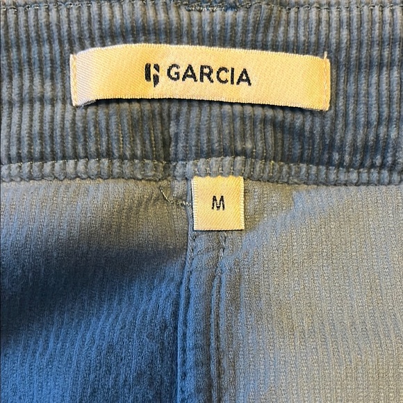 Blue Corduroy Button-Front Skirt - Picture 3 of 3